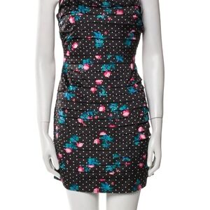 For Love And Lemons Pink and Blue Bodycon‎ Mini Dress